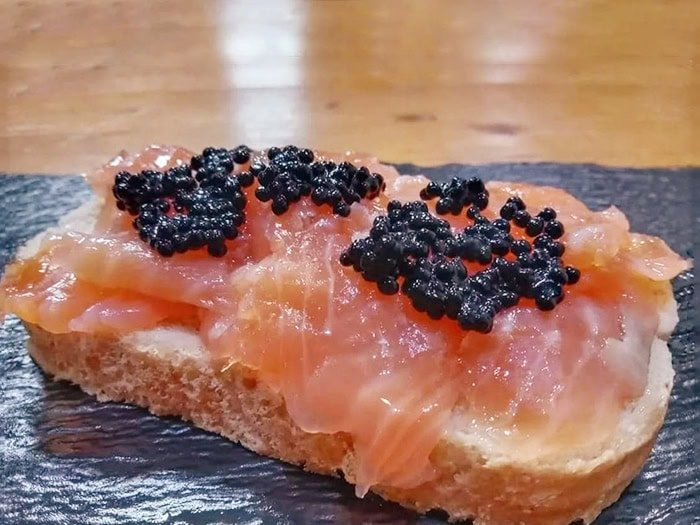 Tapa de Salmon Santa Sed